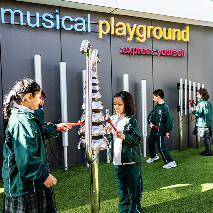 Musical playground at Good Shepherd Catholic Primary Plumpton