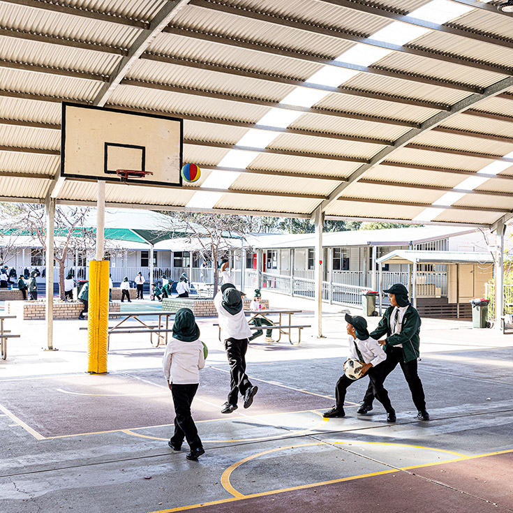 Good Shepherd Catholic Primary Plumpton Basketball courts