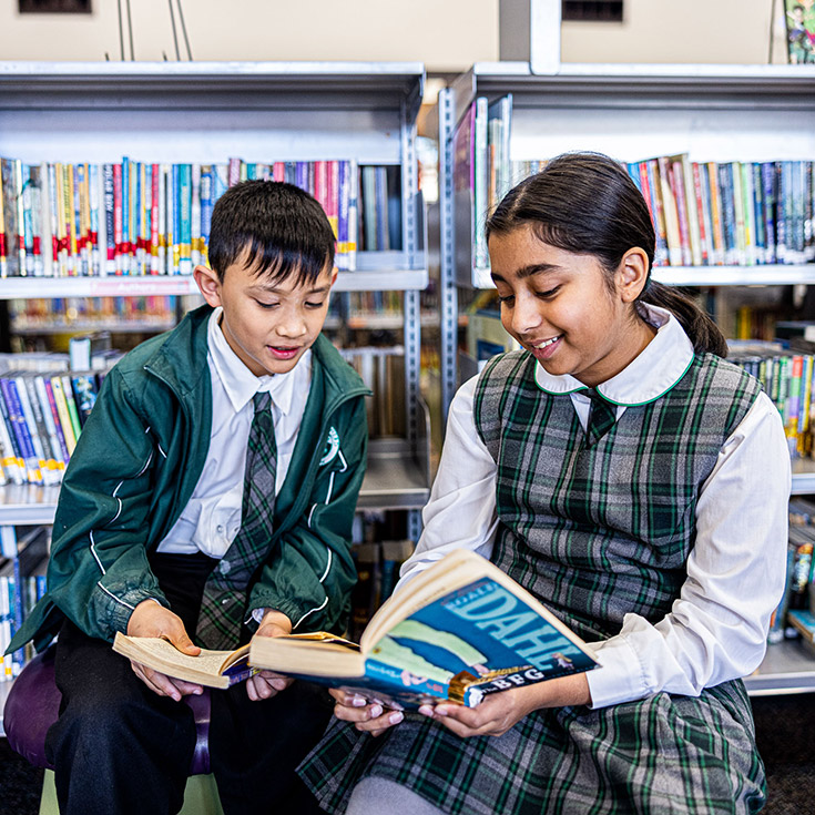 Good Shepherd Catholic Primary Plumpton school library