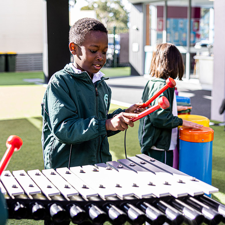 Musical playground at Good Shepherd Catholic Primary Plumpton