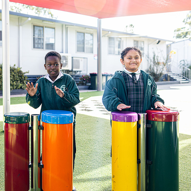 Musical playground at Good Shepherd Catholic Primary Plumpton