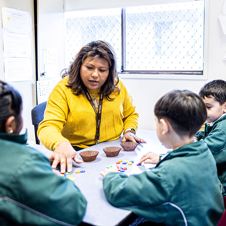 Teaching maths at Good Shepherd Catholic Primary Plumpton