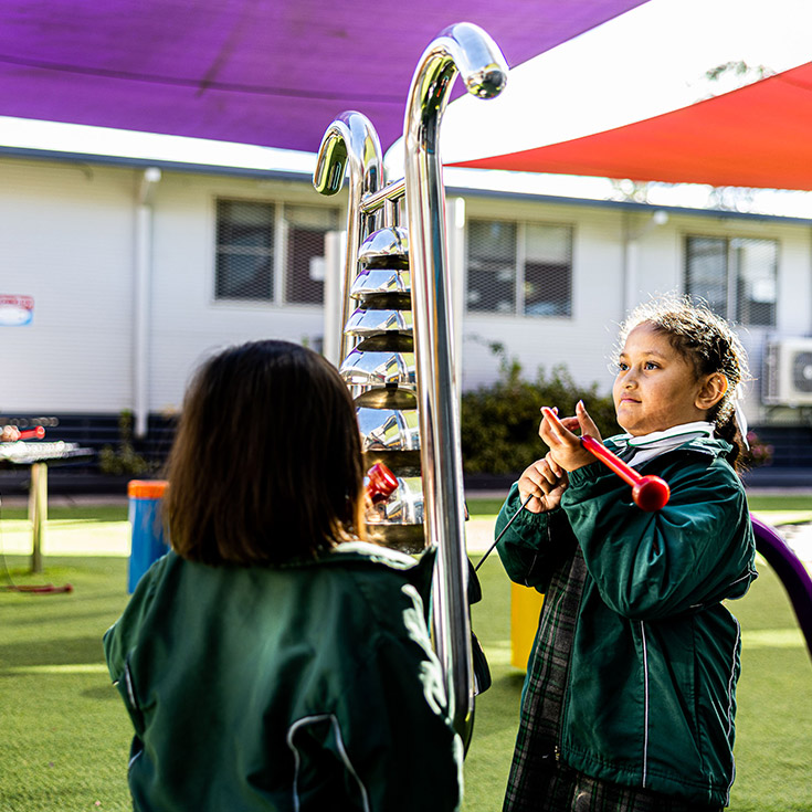 Musical playground at Good Shepherd Catholic Primary Plumpton